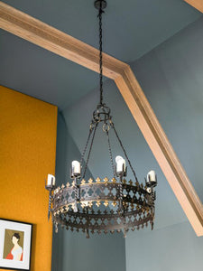 Great Room gothic chandelier for HGTV Smart Home 2019