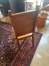 Back of Gothic Oak Chair with Crest