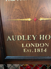 close up of Audley House on J. Purdey and Sons Hand-painted Sign