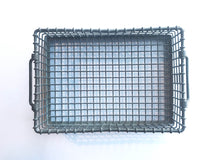 Top of Small Metal Industrial Crate