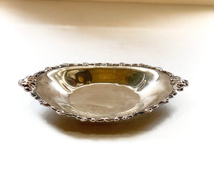 Decorative Small Platter, Silver Dish