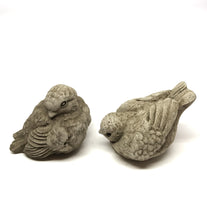 Side of Pair of Cast Stone Sparrows, Concrete Statue, Animal, Bird