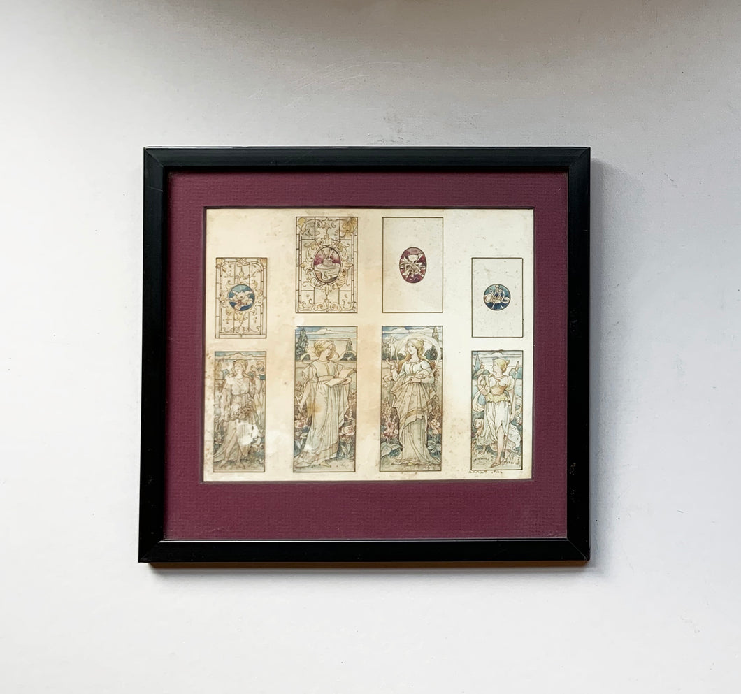 Framed Print of Various Goddesses